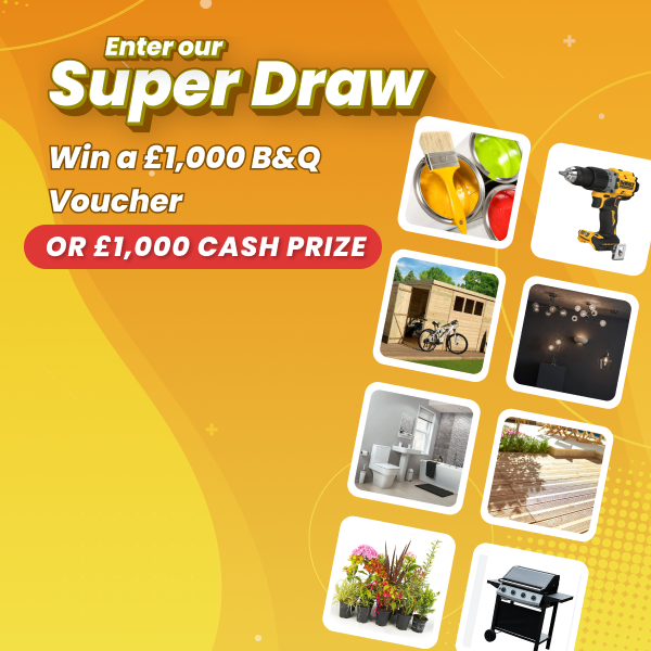 Win a £1,000 B&Q Gift Card!